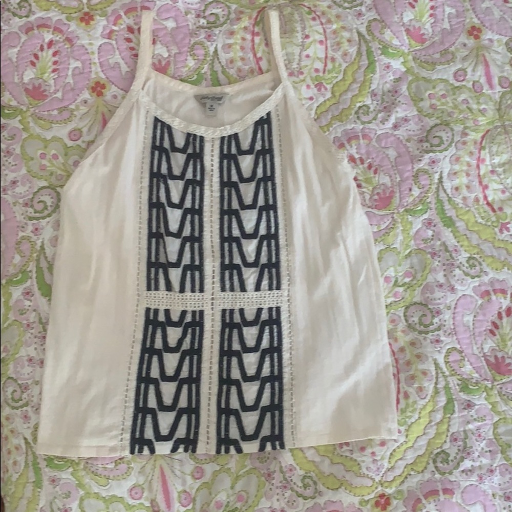 Cream Lucky Brand Tank top